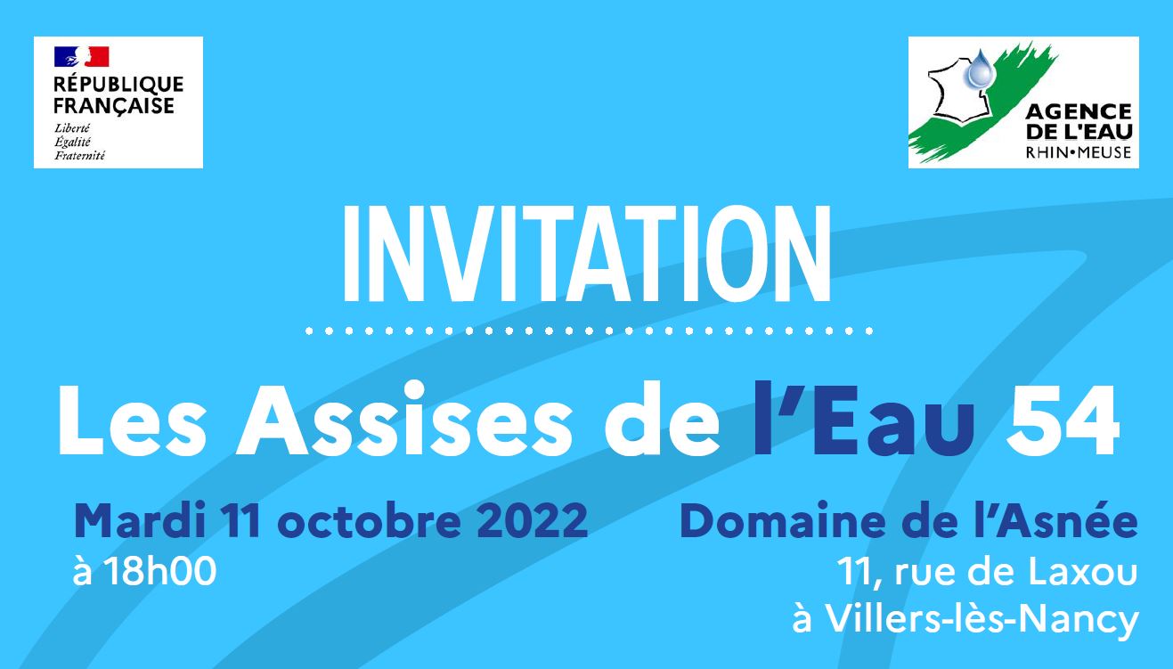 Invitation Assises de l'eau