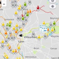 capture d'écran de l'application qualité des rivières